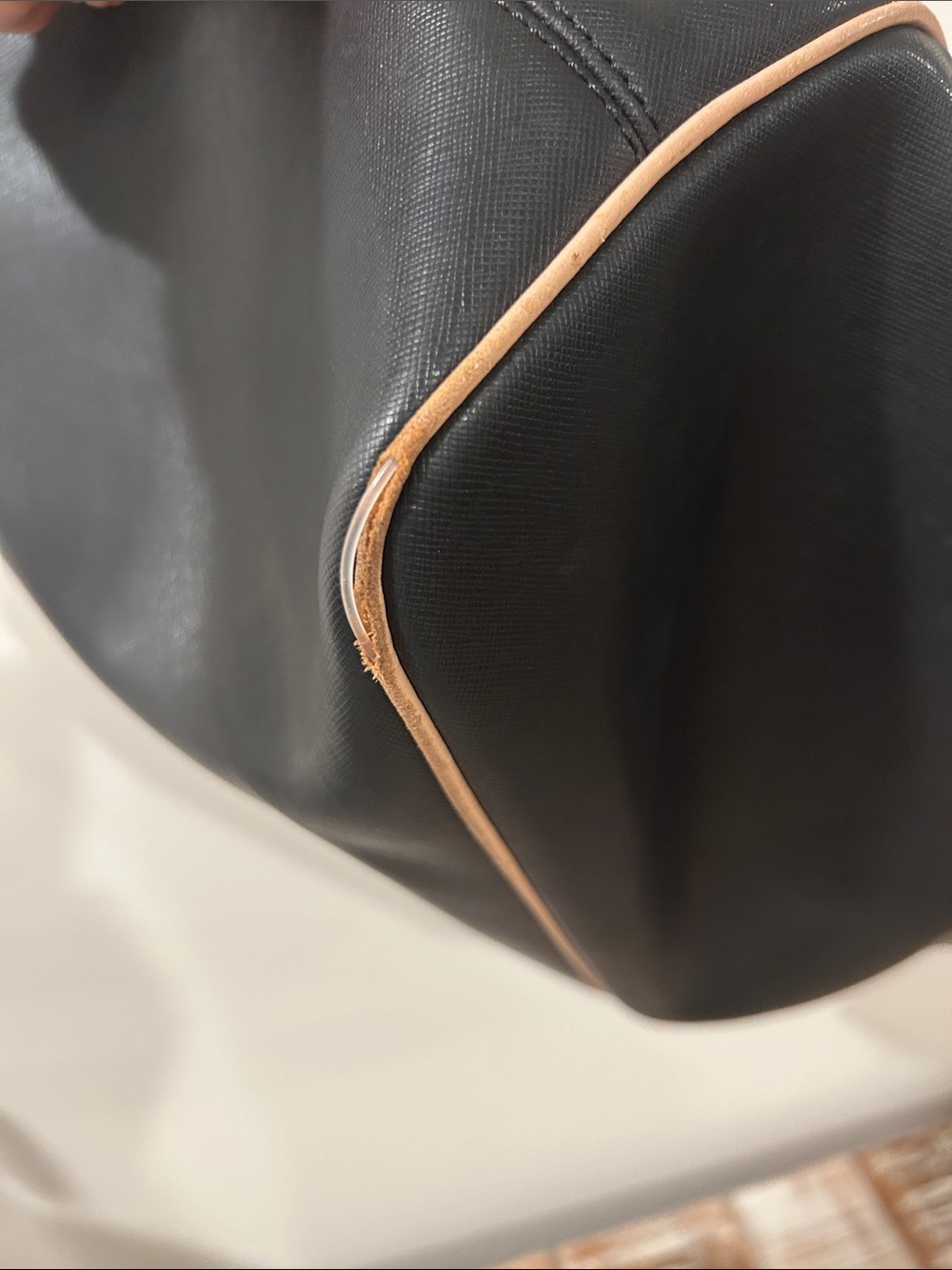 Coach Black City Tote with Beige Trim F24341 - Picture 6 of 9